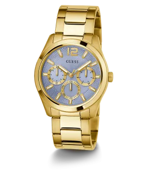 Guess Mens Gold Watches GUESS Mens Gold Tone Multi-function Watch