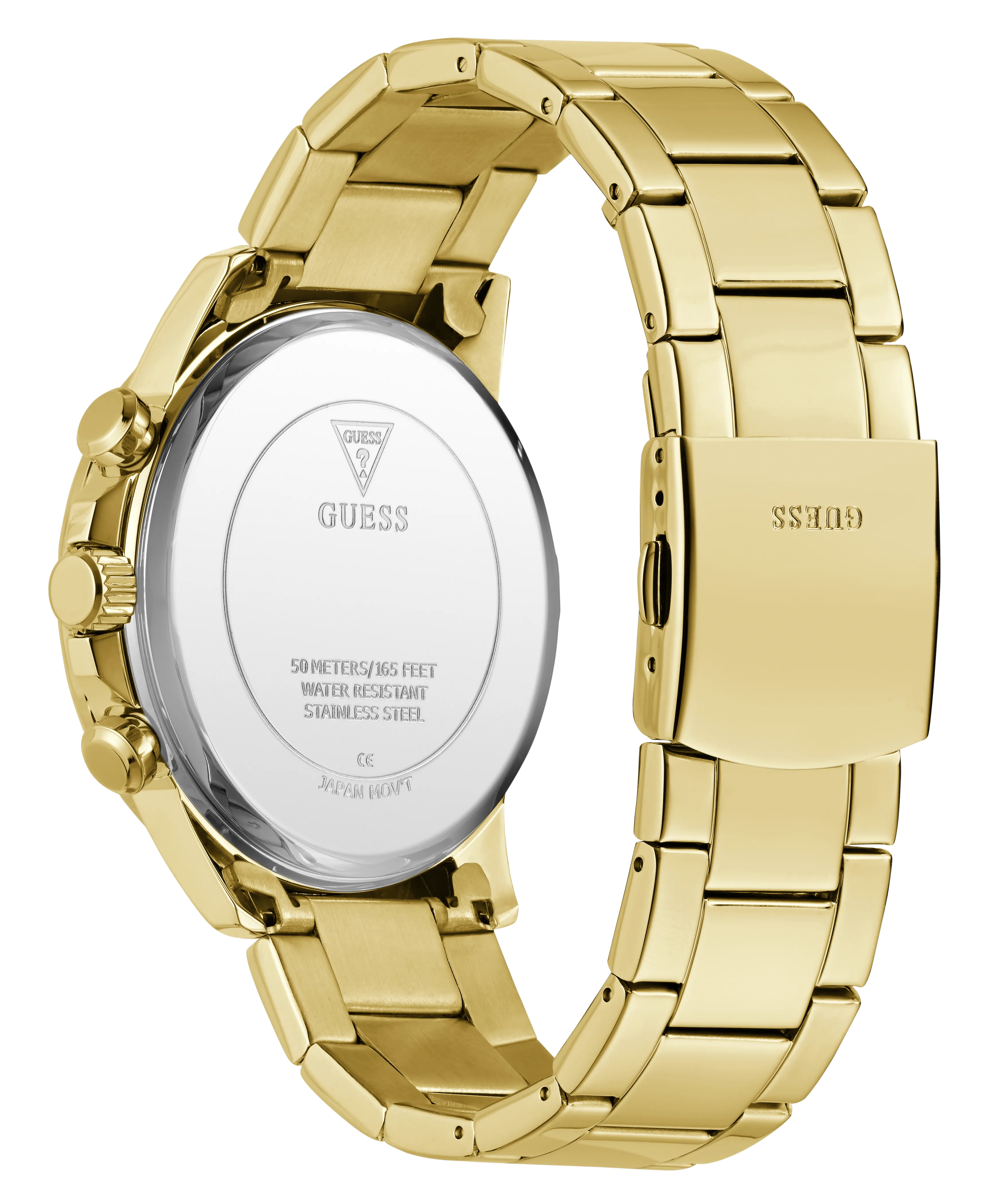 Guess Mens Gold Watches GUESS Mens Gold Tone Multi-function Watch