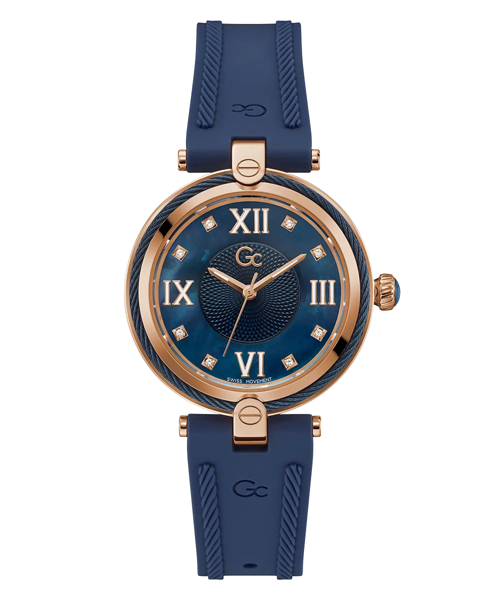 Guess Womens Silicone Watches Gc Fusion Cable Mid Size Silicone