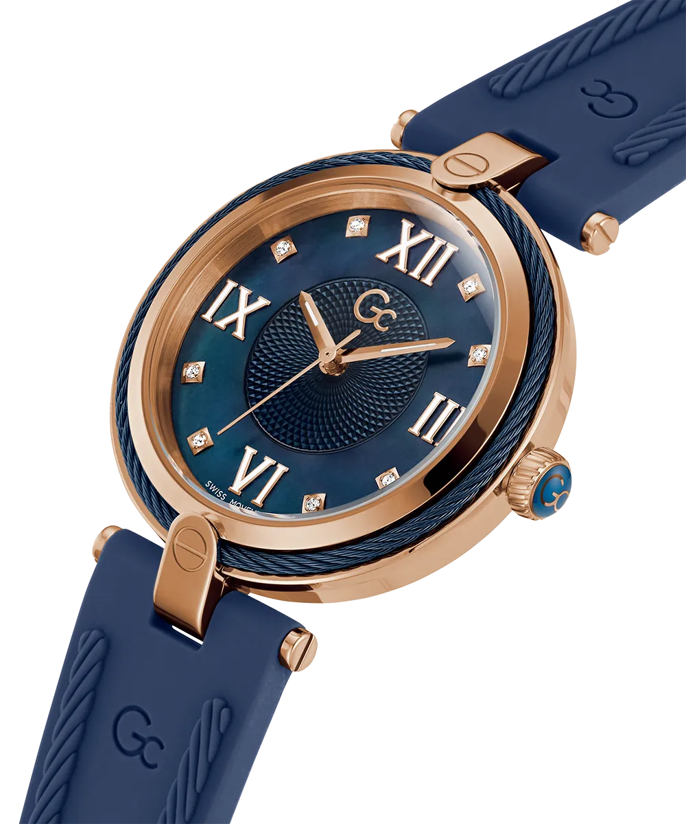 Guess Womens Silicone Watches Gc Fusion Cable Mid Size Silicone