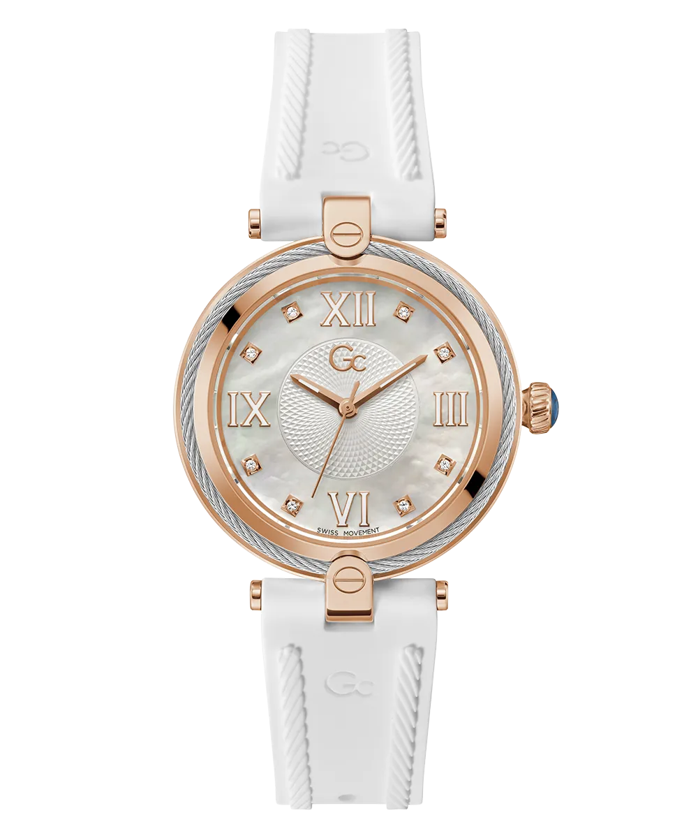 Guess Womens Silicone Watches Gc Fusion Cable Mid Size Silicone