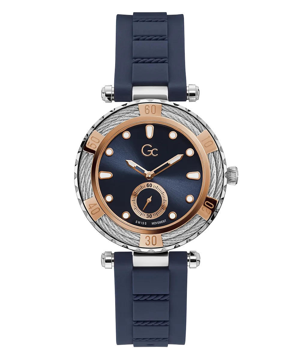 Guess Womens Silicone Watches Gc LadyDiver Cable Large Size Silicone