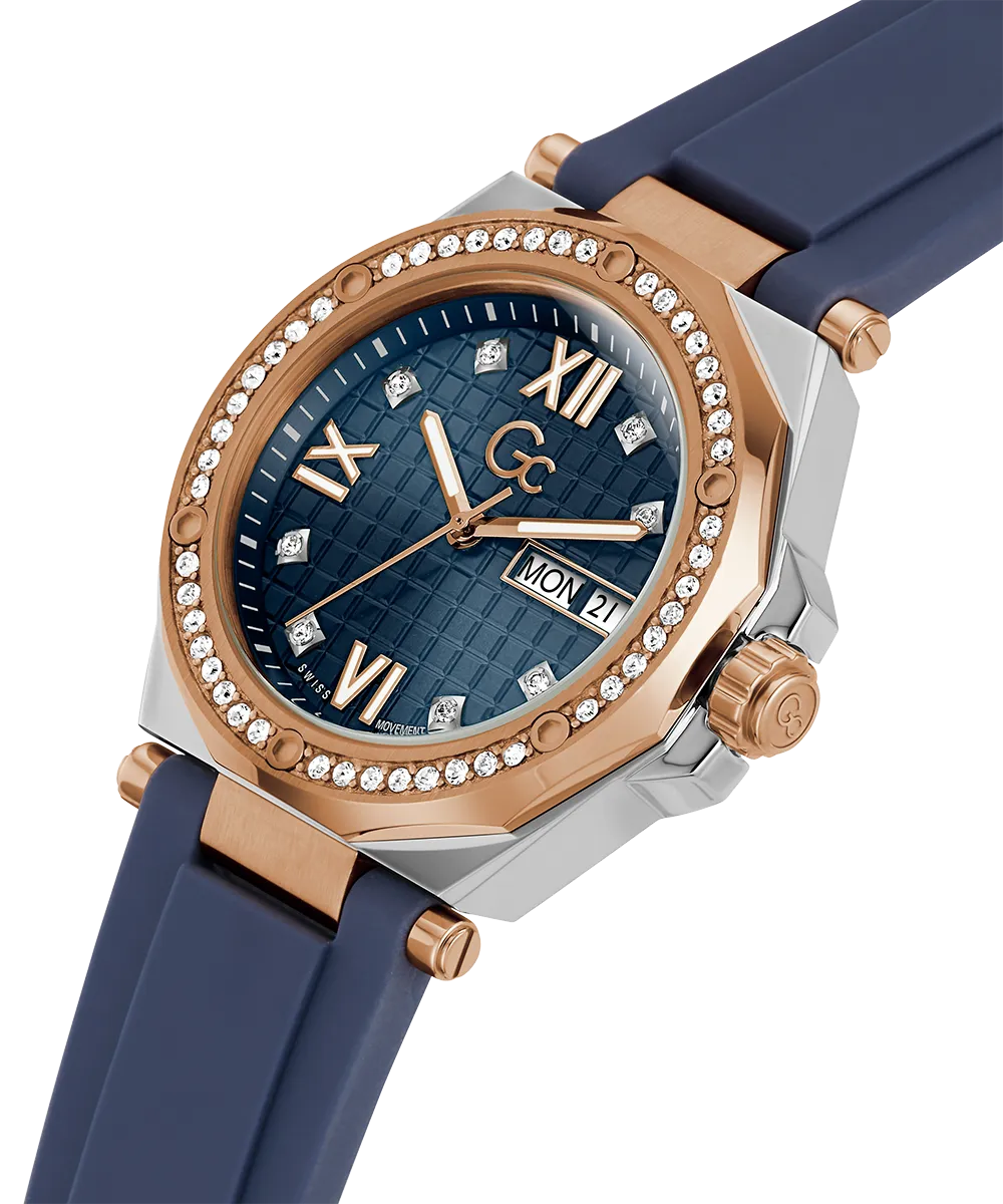 Guess Womens Silicone Watches Gc Legacy Lady Mid Size Silicone