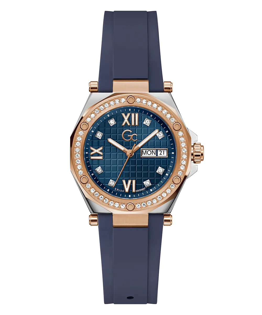 Guess Womens Silicone Watches Gc Legacy Lady Mid Size Silicone