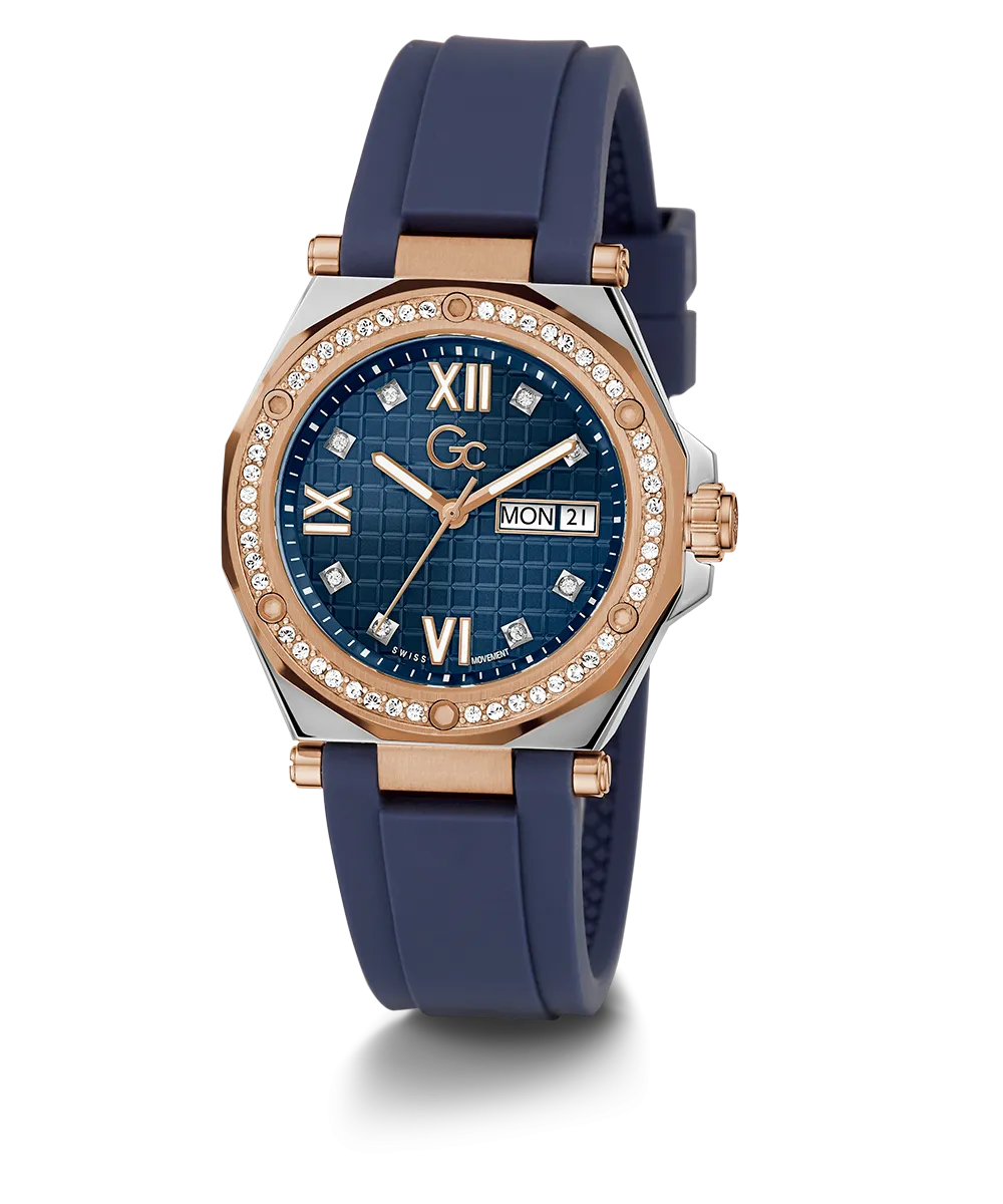 Guess Womens Silicone Watches Gc Legacy Lady Mid Size Silicone