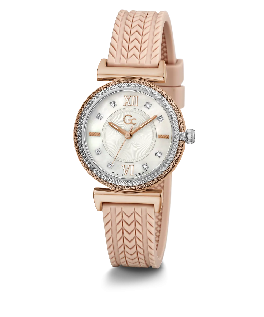 Guess Womens Silicone Watches Gc Starlight Mid Size Silicone