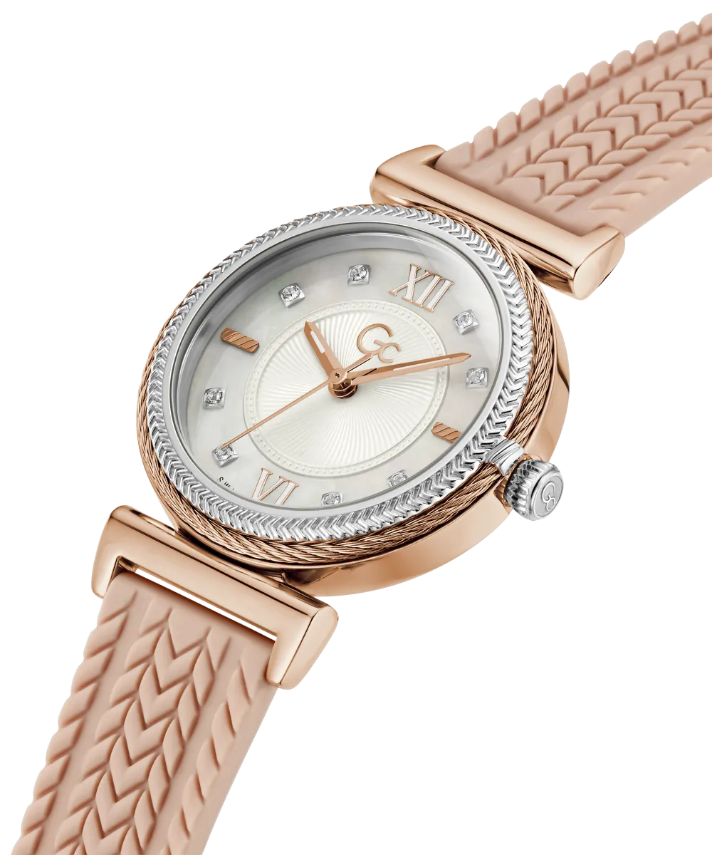 Guess Womens Silicone Watches Gc Starlight Mid Size Silicone