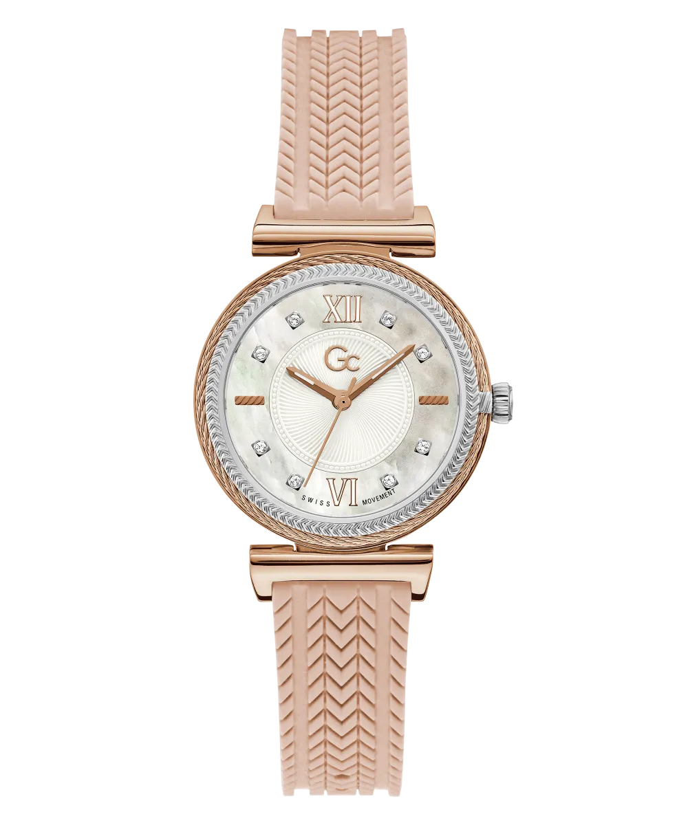 Guess Womens Silicone Watches Gc Starlight Mid Size Silicone