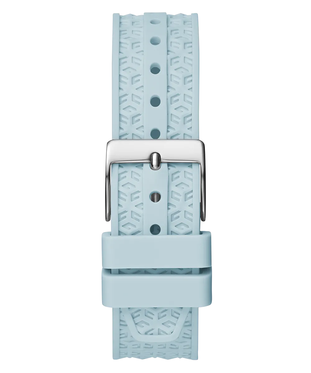 Guess Womens Silicone Watches GUESS Ladies Blue Analog Watch