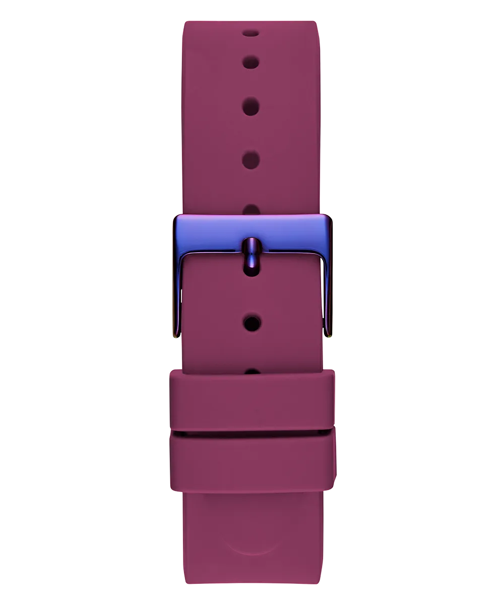 Guess Womens Silicone Watches GUESS Ladies Purple Iridescent Analog Watch