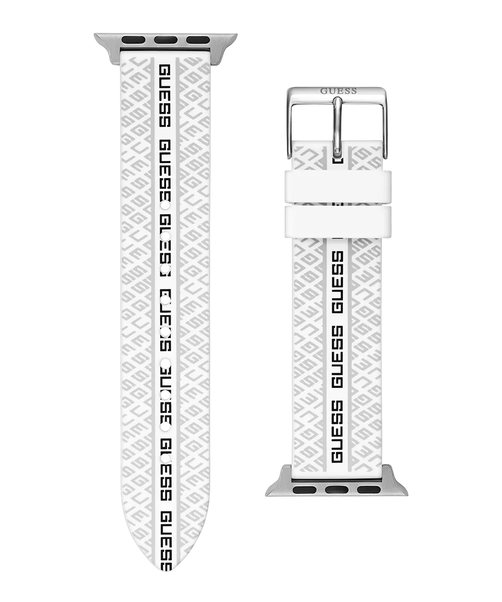 Guess Womens Silicone Watches GUESS Logo Silicone Band for Apple 38-40 mm Watch