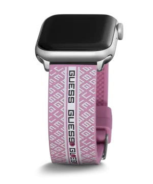 Guess Womens Silicone Watches GUESS Logo Silicone Band for Apple 38-40 mm Watch