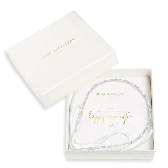 Happy Ever After Hair Accessories Silver Zirconia Leaf Hair Crown 3684 Joma Jewellery