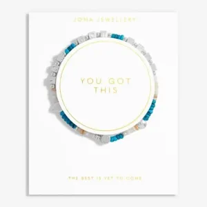 Happy Little Moments You Got this Silver Plated 17.5cm Bracelet 7084 Joma Jewellery