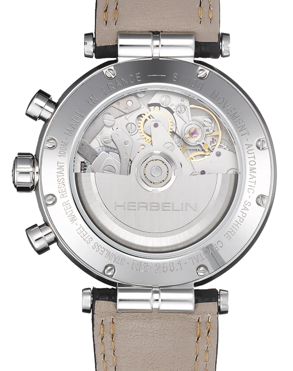 Herbelin Watches Herbelin Newport Heritage Chronograph Bi-Compax Panda Watch