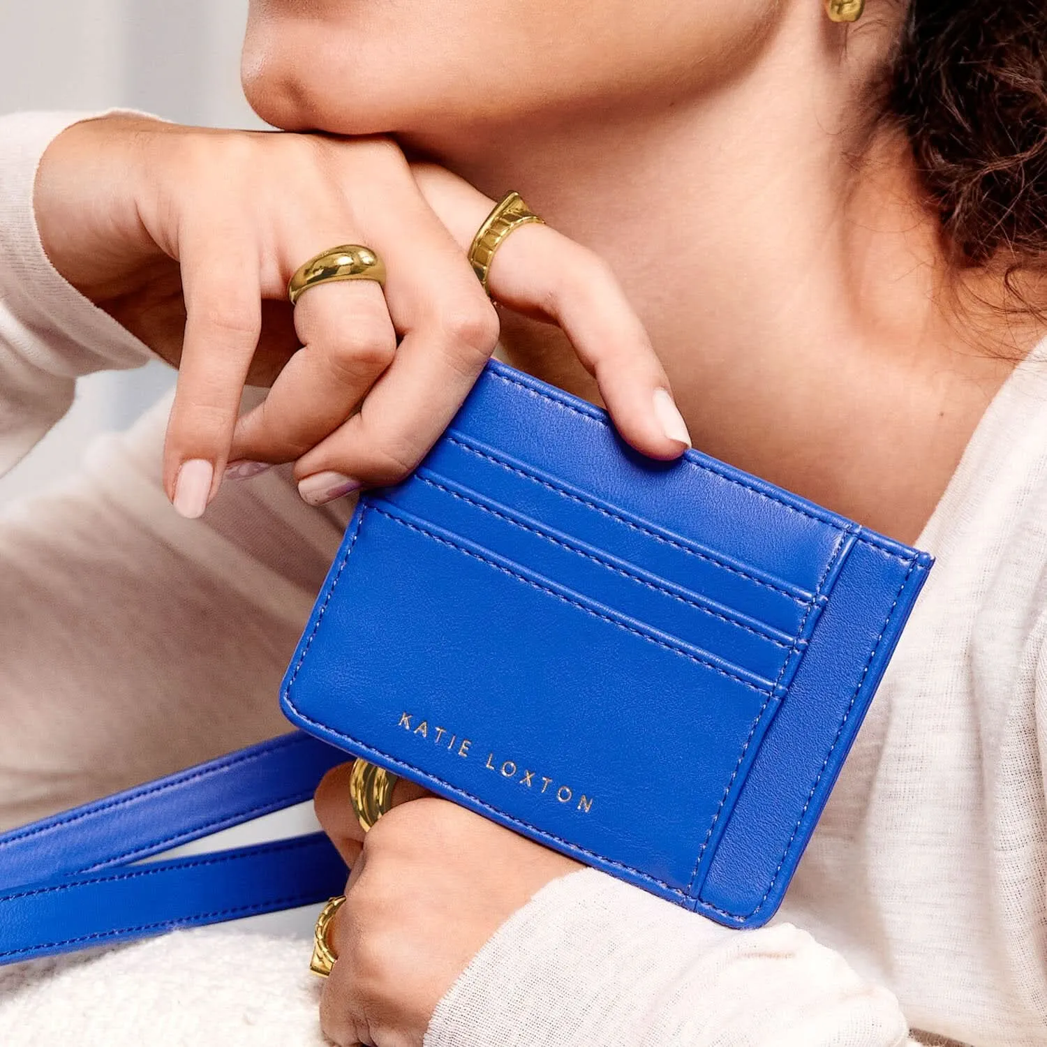 Katie Loxton Cobalt Lily Cardholder KLB3620 Katie Loxton Jewelry And Accessories