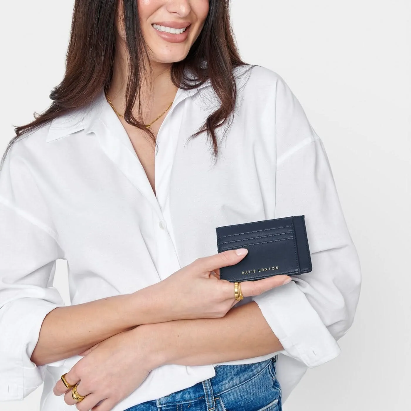 Katie Loxton Midnight Blue Lily Cardholder KLB3622 Katie Loxton Jewelry And Accessories