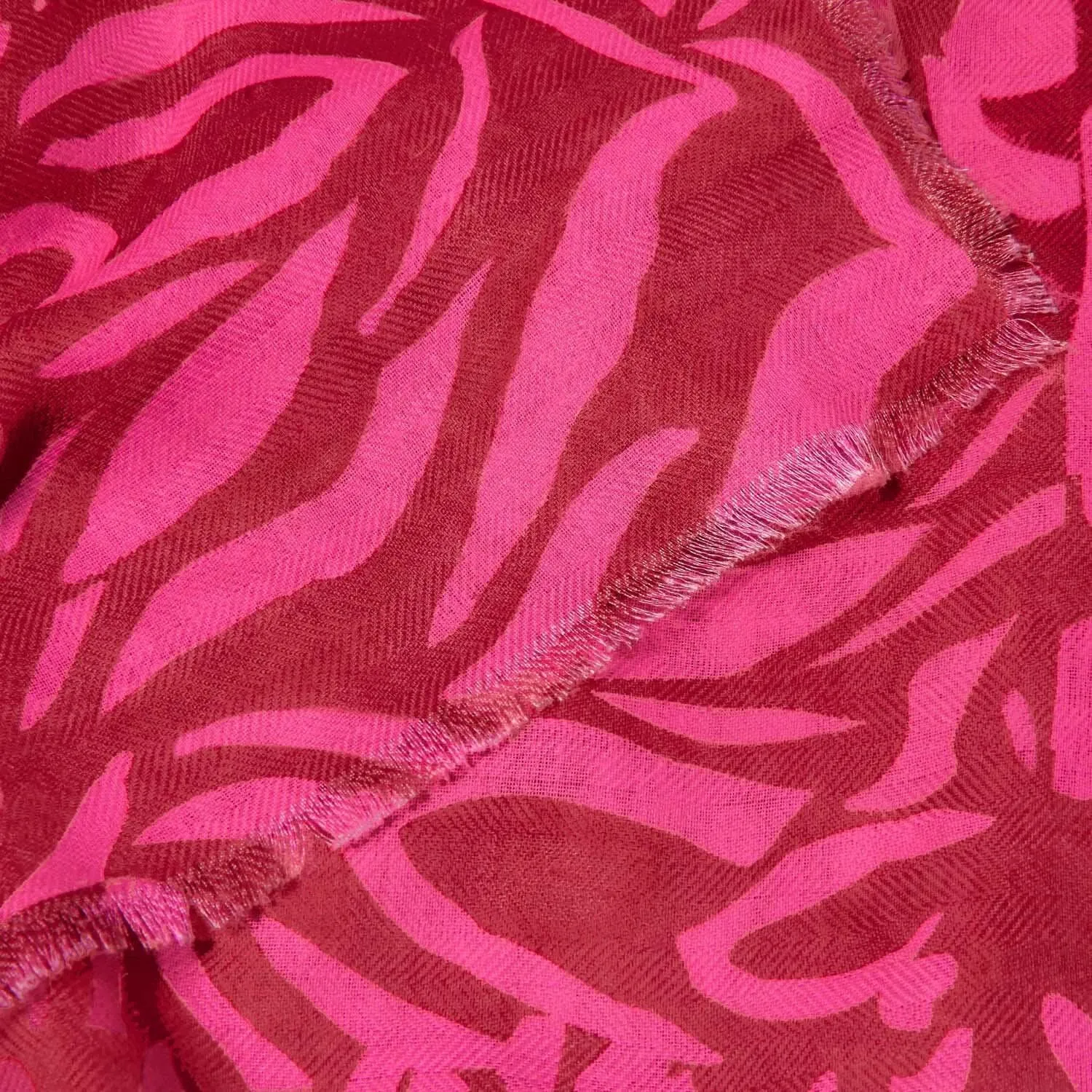 Katie Loxton Red / Fuchsia Animal Printed Scarf KLS597 Katie Loxton Jewelry And Accessories
