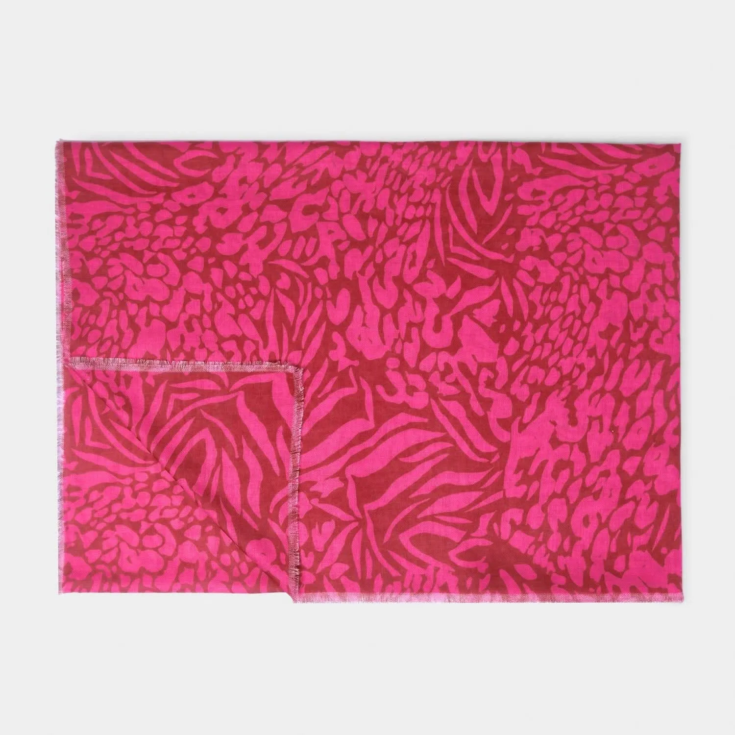 Katie Loxton Red / Fuchsia Animal Printed Scarf KLS597 Katie Loxton Jewelry And Accessories