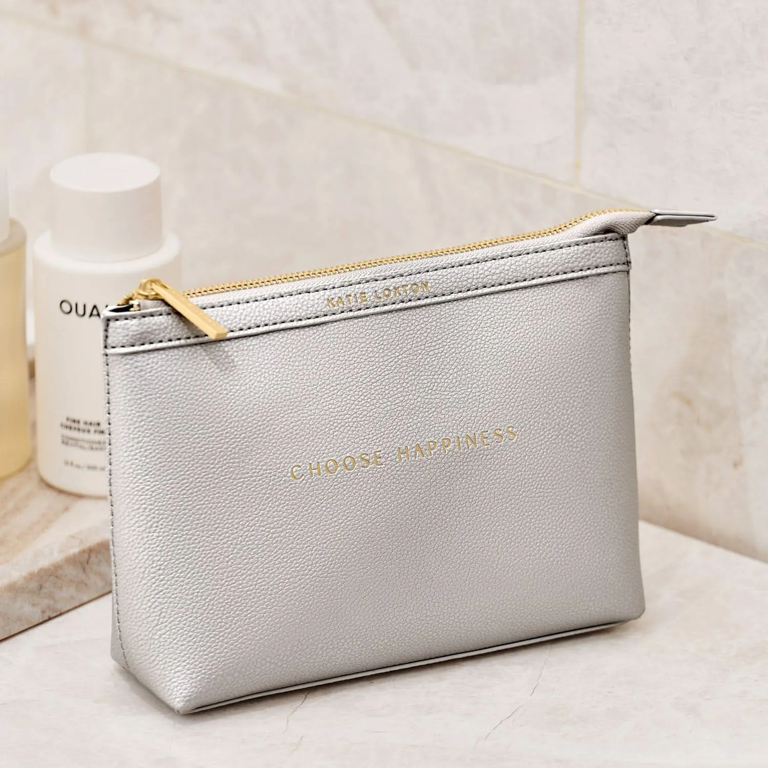 Katie Loxton Sentiment "Choose Happiness" Make Up Bag KLB3762 Katie Loxton Jewelry And Accessories