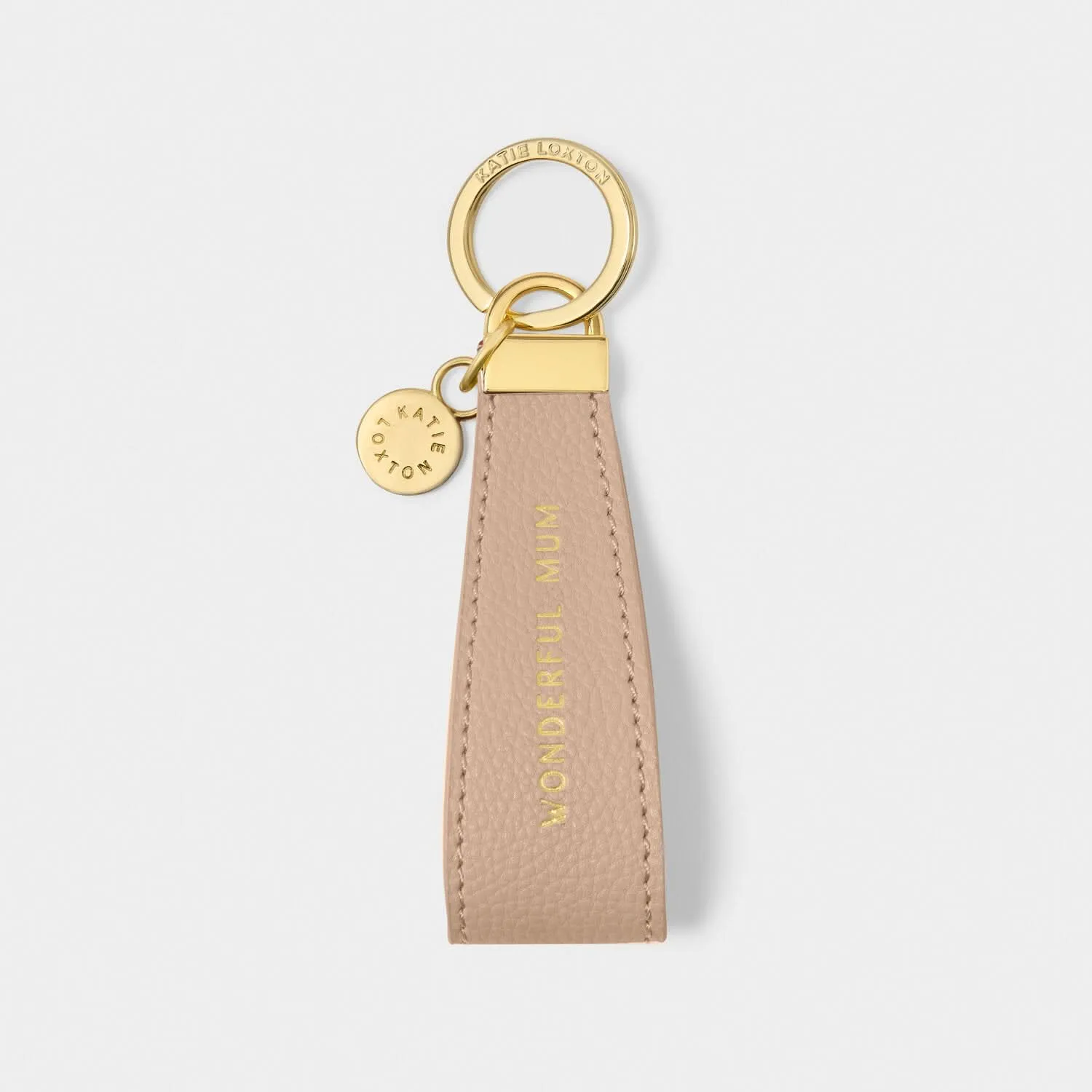 Katie Loxton Sentiment "Wonderful Mum" Loop Keyring KLB3784 Katie Loxton Jewelry And Accessories
