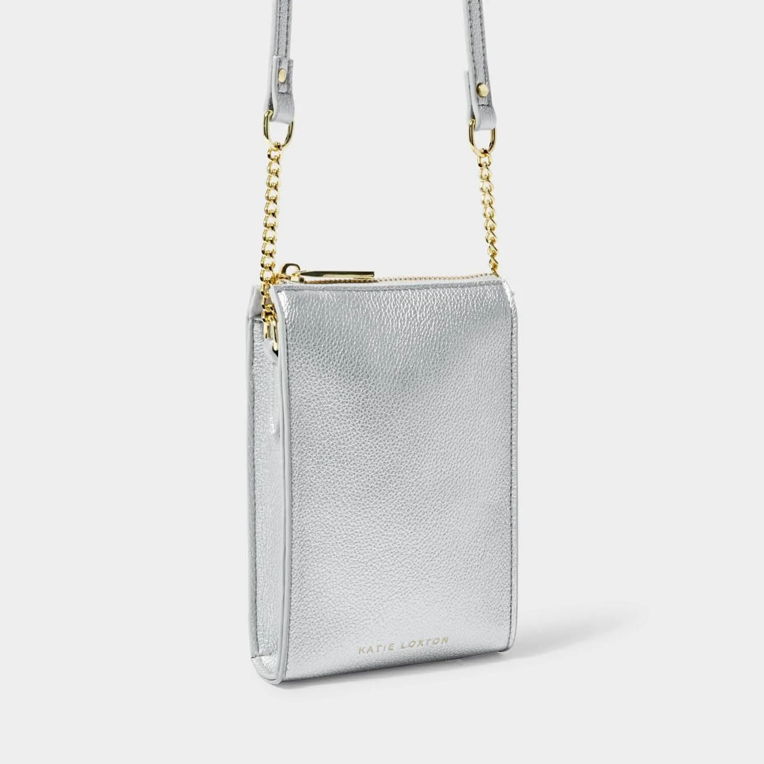 Katie Loxton Silver Zana Slim Crossbody Bag KLB3673 Katie Loxton Jewelry And Accessories