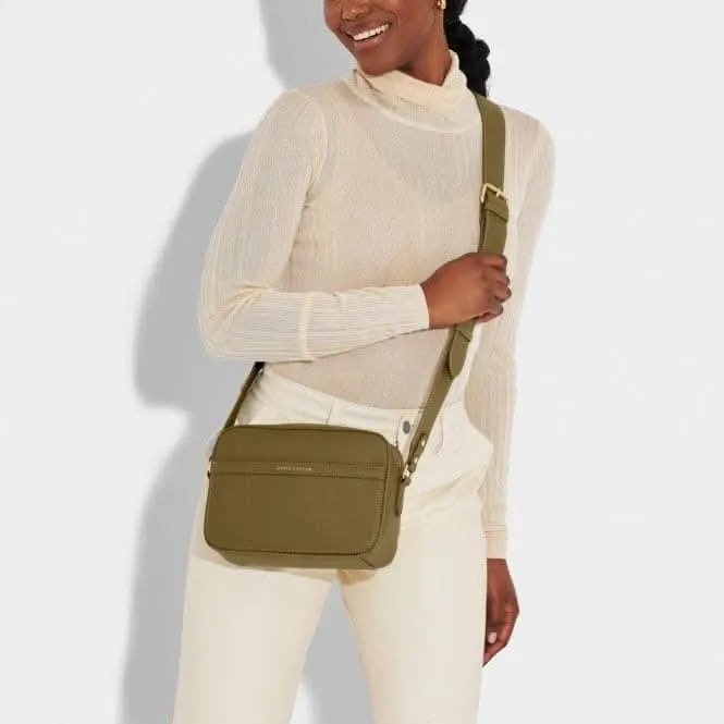 Khaki Cleo Crossbody Bag KLB2837 Katie Loxton Jewelry And Accessories