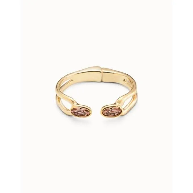 Kingdom Pink Metal Faceted Crystal Bracelet Unode50 Jewelry And Accessories