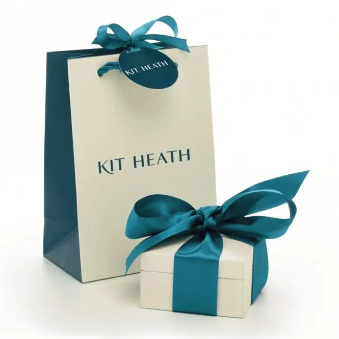Kit Heath Desire Kiss Crush Mini Heart Amethyst Briolette 17" Necklace 90PKAM Kit Heath Jewelry And Accessories
