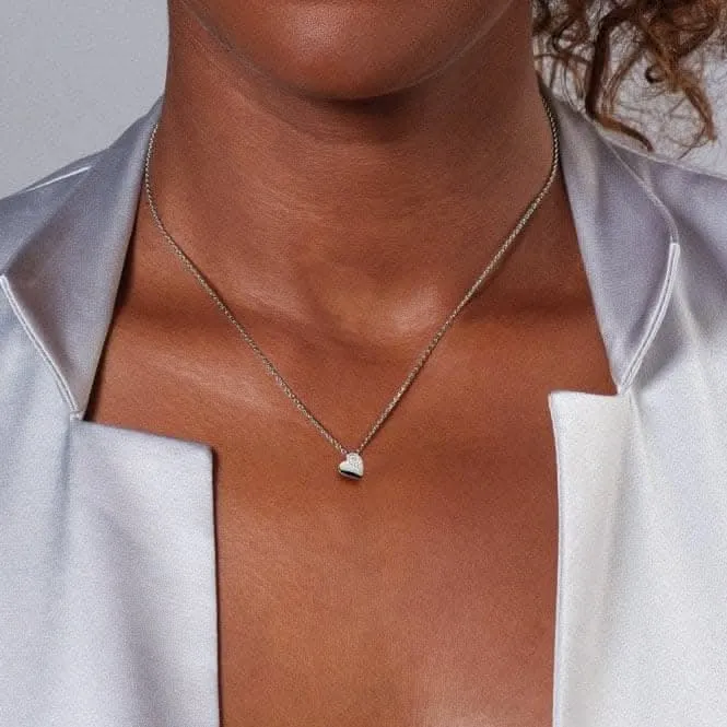 Kit Heath Miniature Sparkle Zirconia Sweet Heart 17" Necklace 90032CZ Kit Heath Jewelry And Accessories