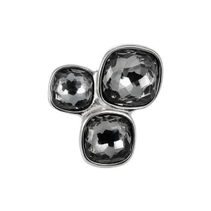 Ladies Grey Faceted Crystal Ring Unode50 Jewelry And Accessories