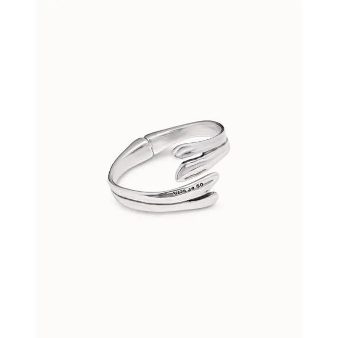 Leaf Me Alone Silver Metal Bracelet Unode50 Jewelry And Accessories