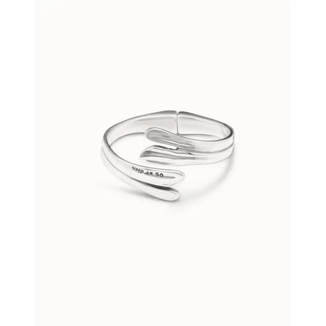 Leaf Me Alone Silver Metal Bracelet Unode50 Jewelry And Accessories