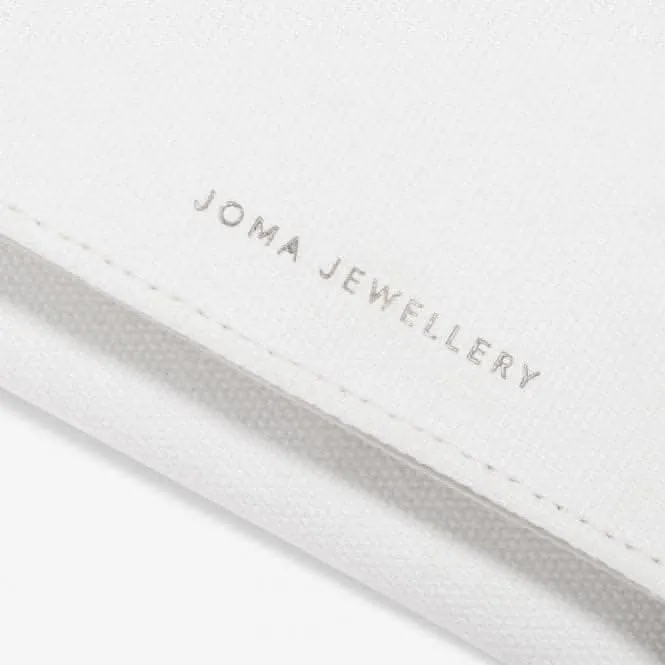 Linen Jewellery Roll Off White 38cm X 11cm X 12.5cm Jewellery Roll 7356 Joma Jewellery