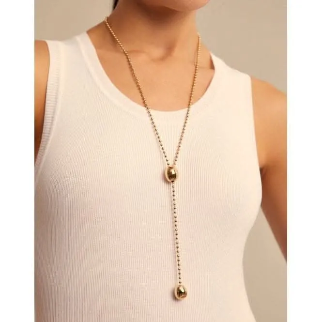 Lonely Planet Golden Metal Necklace Unode50 Jewelry And Accessories