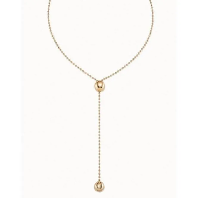 Lonely Planet Golden Metal Necklace Unode50 Jewelry And Accessories