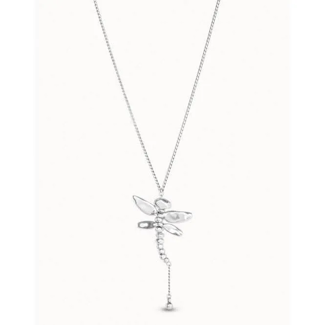Longdragonfly Silver Metal Necklace Unode50 Jewelry And Accessories