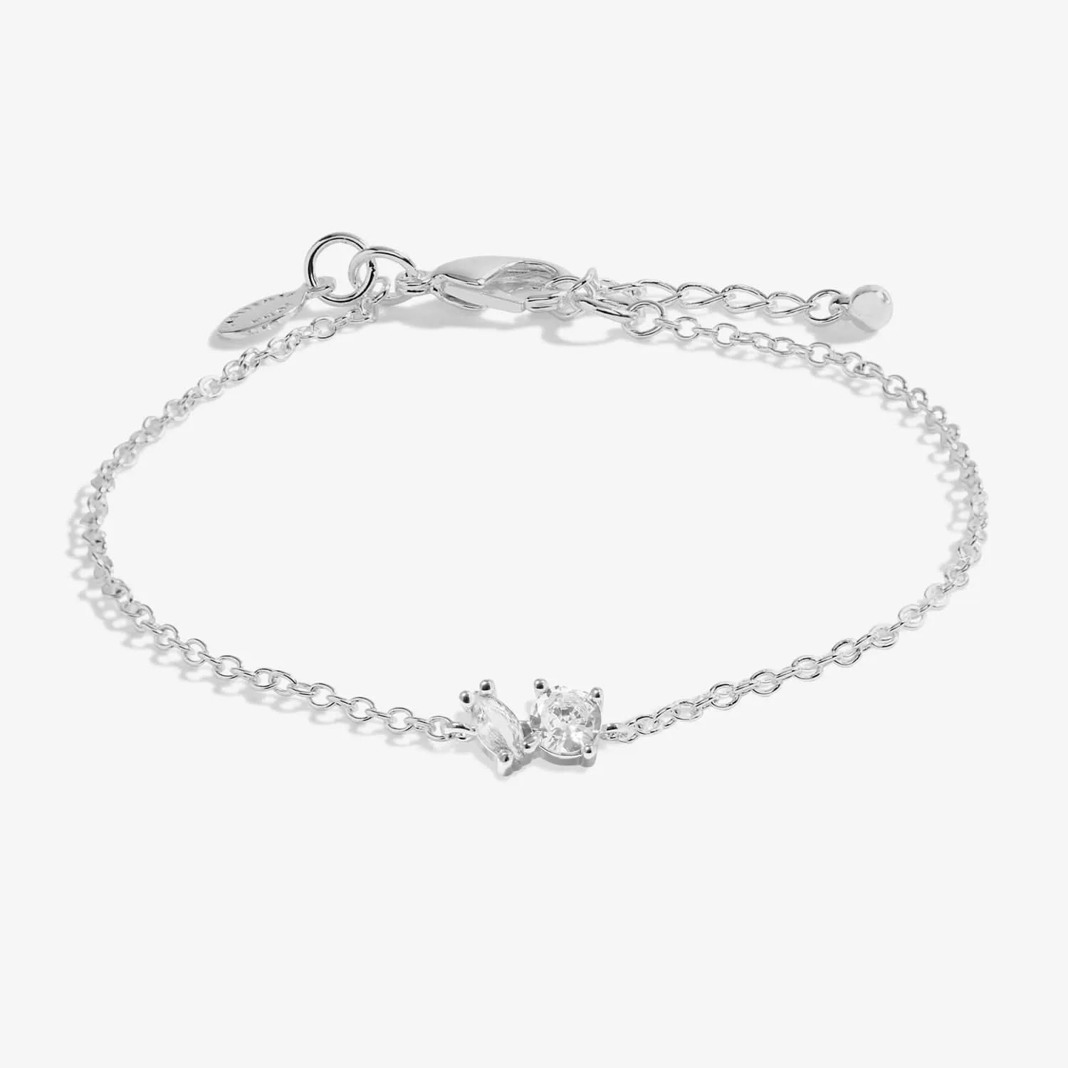 Love You Lots Love You Friend Silver Plated Bracelet 7702 Joma Jewellery