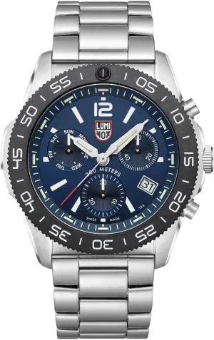 Luminox Watches Luminox Sea Pacific Diver 3140 Black Blue Bracelet Watch