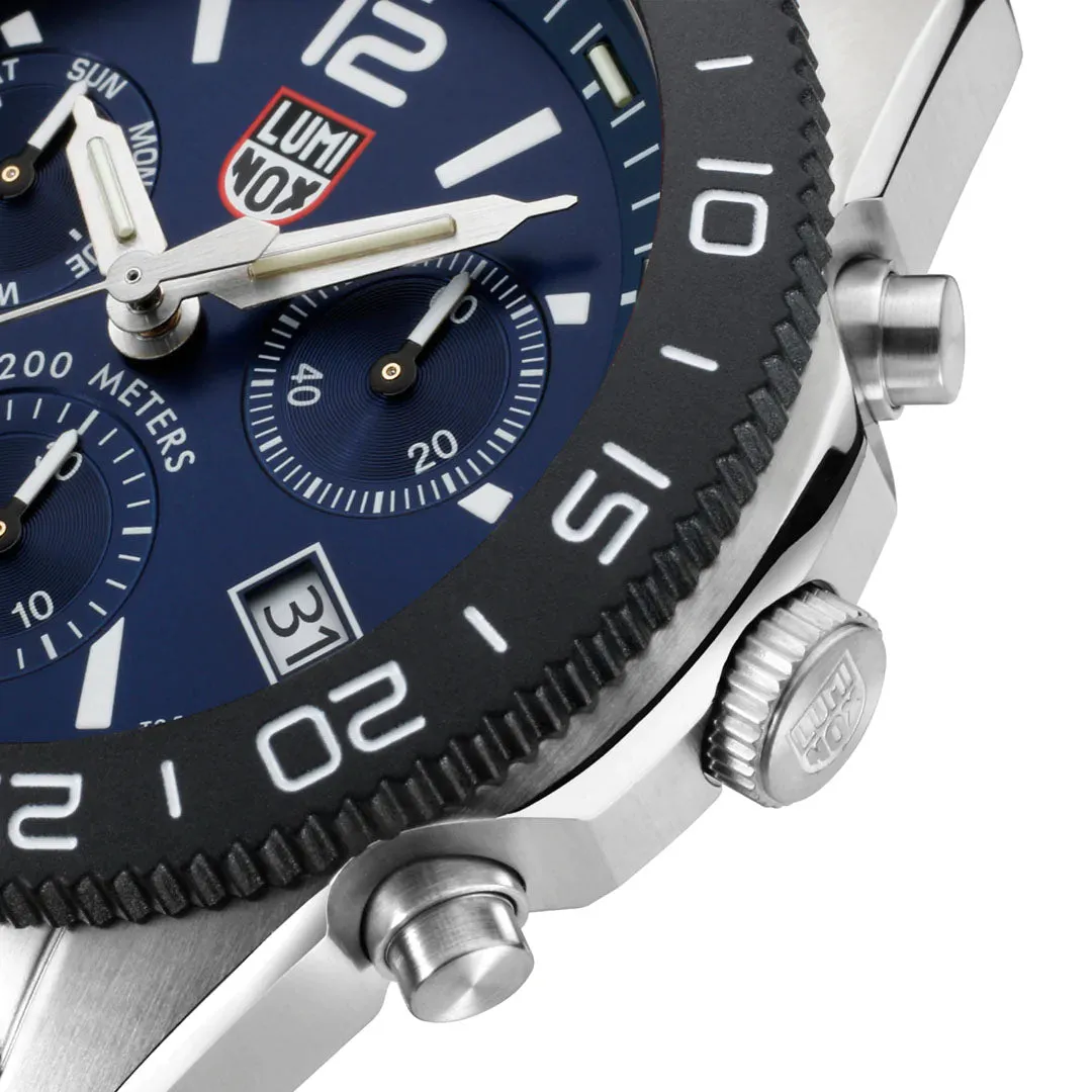 Luminox Watches Luminox Sea Pacific Diver 3140 Black Blue Bracelet Watch