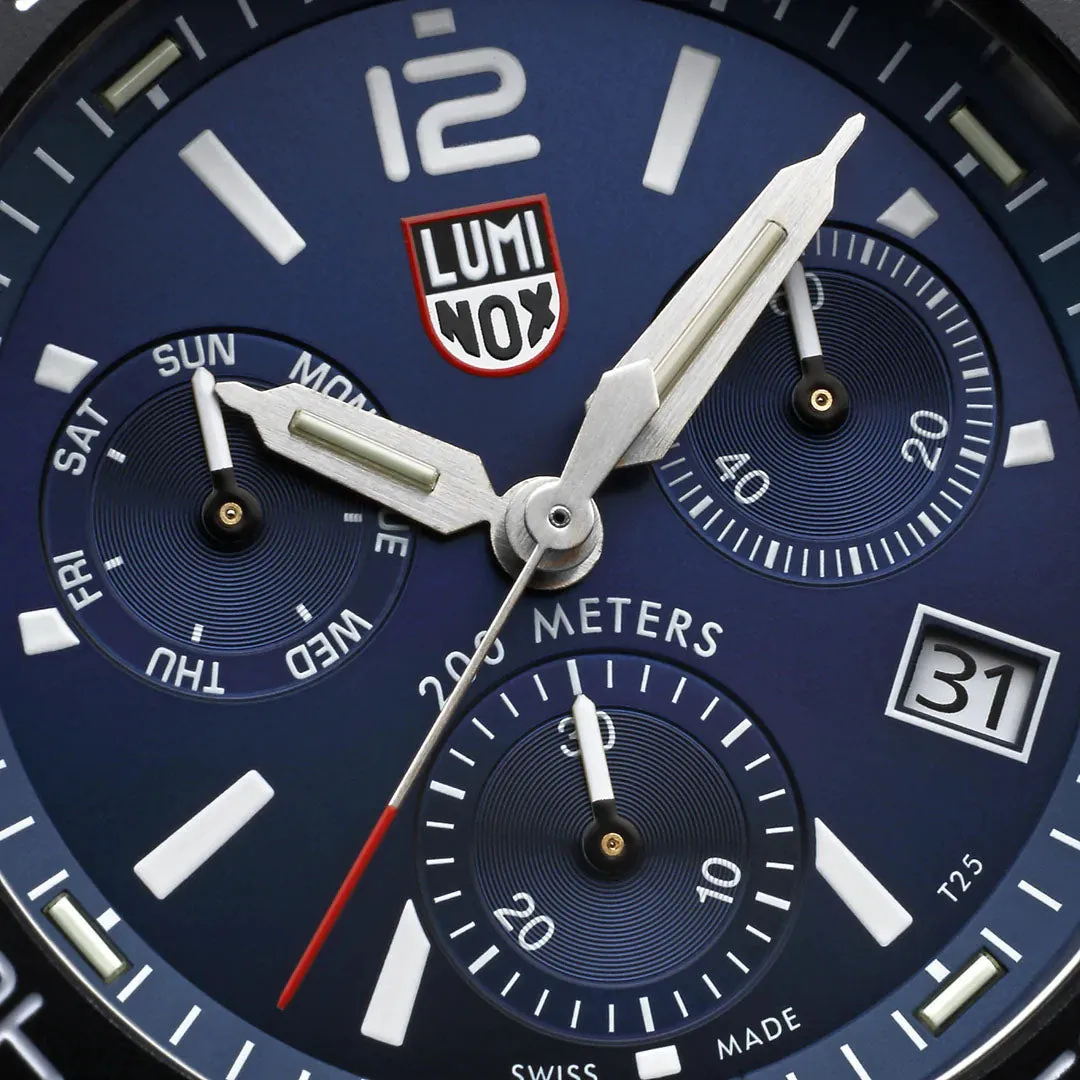 Luminox Watches Luminox Sea Pacific Diver 3140 Black Blue Bracelet Watch