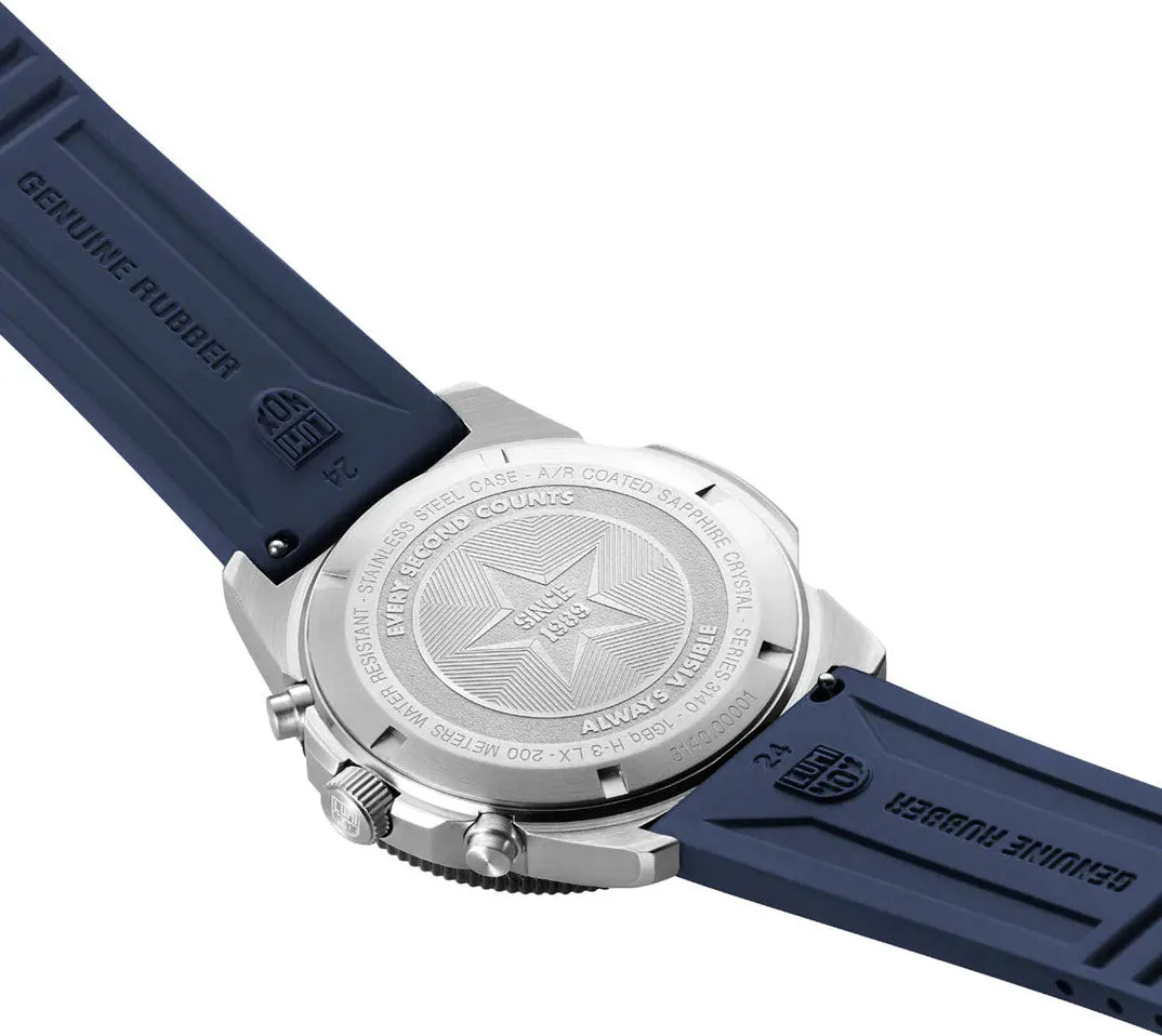 Luminox Watches Luminox Sea Pacific Diver Chronograph 3140 Black Blue Watch