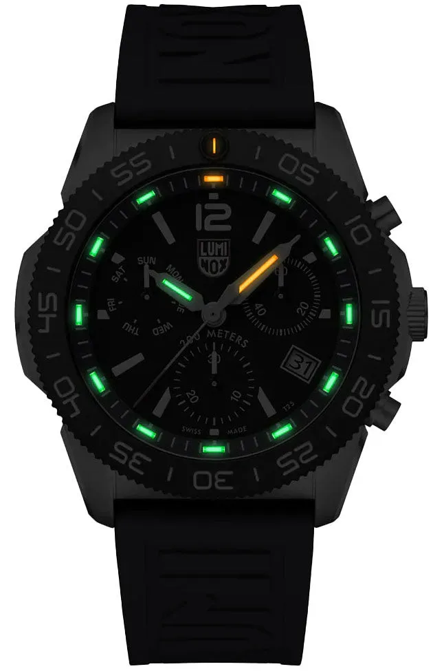Luminox Watches Luminox Sea Pacific Diver Chronograph 3140 Black Blue Watch