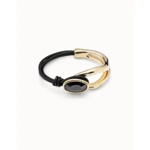 Madame Black Metal Faceted Crystal Bracelet Unode50 Jewelry And Accessories