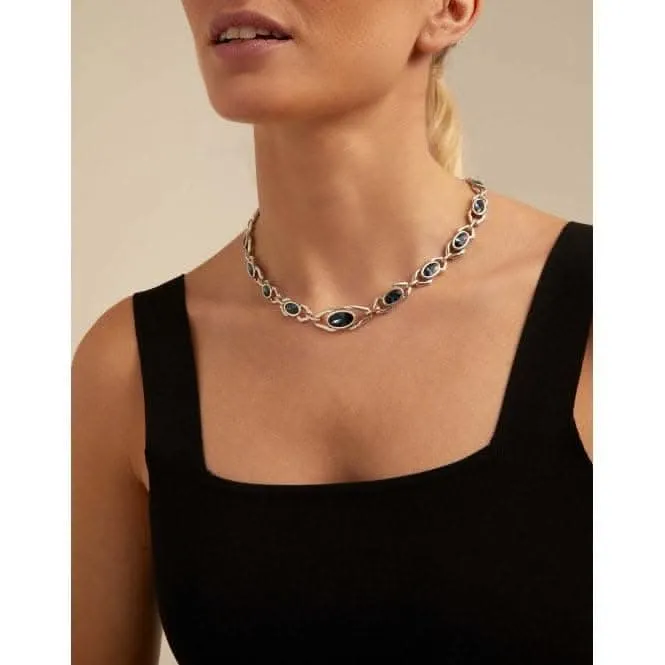 Madame Blue Faceted Crystal Necklace Unode50 Jewelry And Accessories