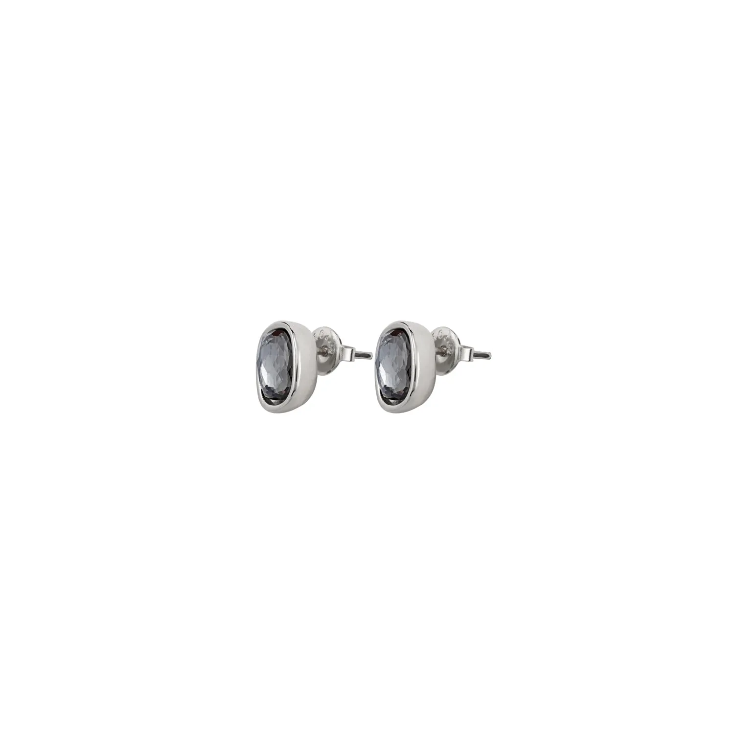 Mademoiselle Grey Faceted Crystal Earrings PEN0790MTLGRS0U Unode50 Jewelry And Accessories