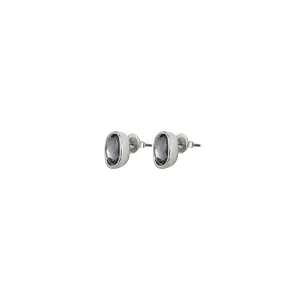 Mademoiselle Grey Faceted Crystal Earrings PEN0790MTLGRS0U Unode50 Jewelry And Accessories