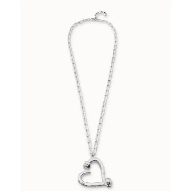 Matching Silver Metal Necklace Unode50 Jewelry And Accessories
