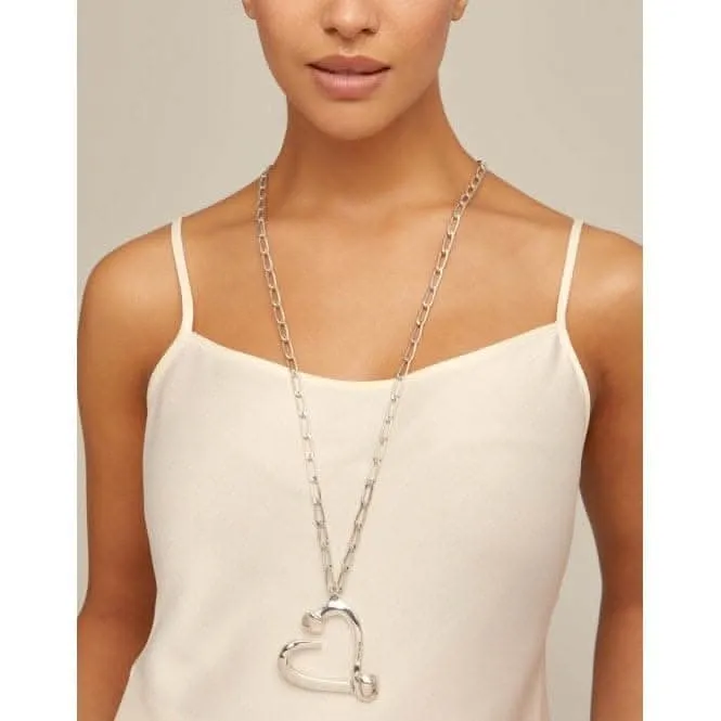 Matching Silver Metal Necklace Unode50 Jewelry And Accessories