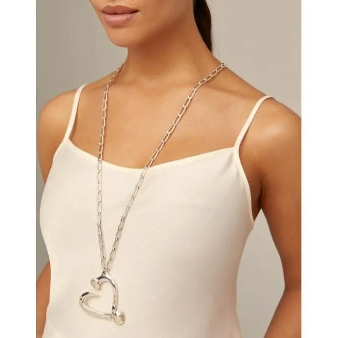 Matching Silver Metal Necklace Unode50 Jewelry And Accessories